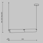 Maytoni Függeszték MOD296PL-L20BS3K FLAT