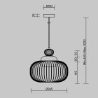Maytoni Függeszték MOD376PL-01G LEVITATION