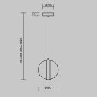 Maytoni Függeszték MOD379PL-L6B2.7K MISTERIO