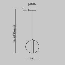 Maytoni Függeszték MOD379PL-L6B2.7K MISTERIO