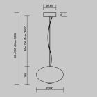 Maytoni Függeszték MOD397PL-L12CH2.7K BRUMA