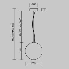 Maytoni Függeszték MOD397PL-L15CH2.7K BRUMA