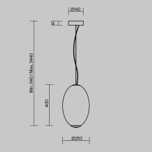 Maytoni Függeszték MOD397PL-L19CH2.7K BRUMA