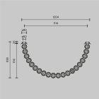 Maytoni Mennyezeti lámpa MOD555CL-L28G3K AMULET