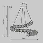 Maytoni Függeszték MOD555PL-L35G3K AMULET