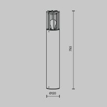 Maytoni Kültéri álló lámpa O453FL-01GF BARREL