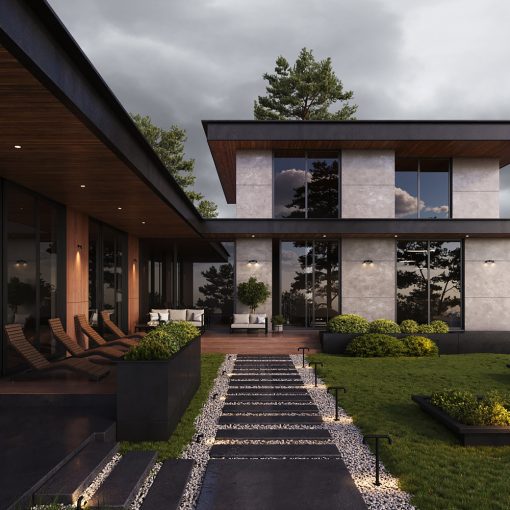 Maytoni Kültéri álló lámpa O477FL-L2GF3K1 SLEEK