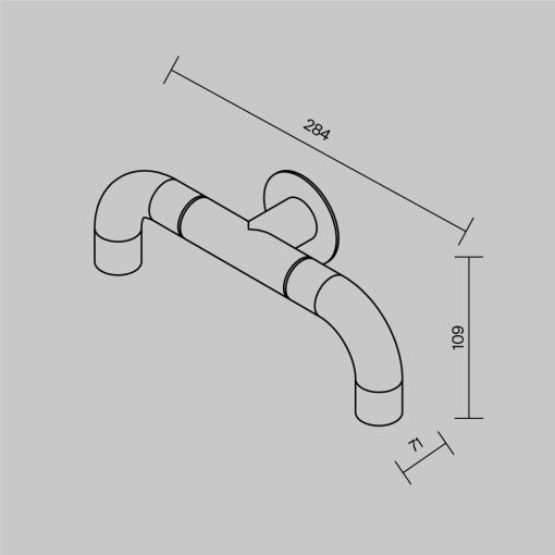 Maytoni Kültéri fali lámpa O477WL-L4GF3K SLEEK