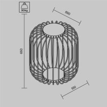 Maytoni Kültéri álló lámpa O478FL-L18GF3K WISP