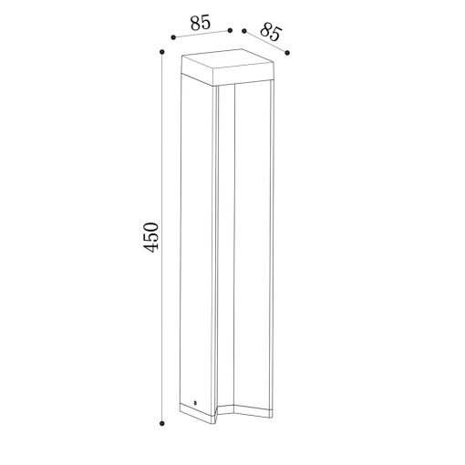 Maytoni Kültéri álló lámpa O596FL-L9GR4K ESSEN