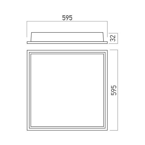 Arelux Álmennyezeti lámpa PT6060NW XPLANET