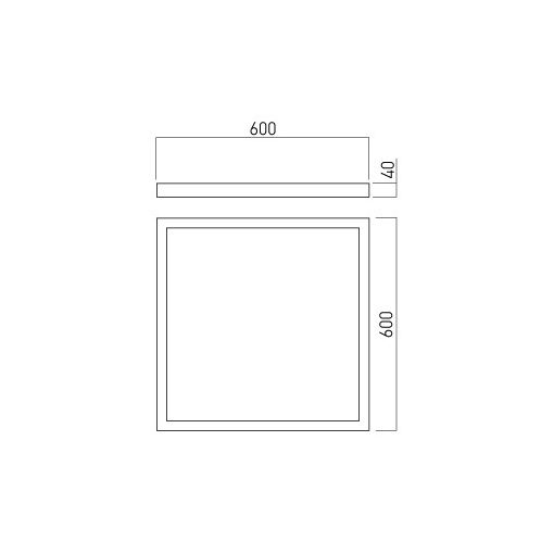 Arelux Mennyezeti lámpa PTS6060NW MWH XPLANET