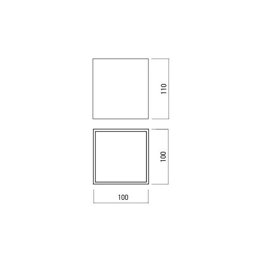 Arelux Mennyezeti lámpa SM01WW SWH XSMOOTH