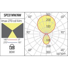 Arelux Álló lámpa SPC01NW SWH XSPECTER