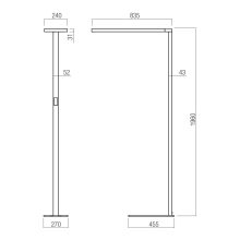 Arelux Álló lámpa SPC01WW SWH XSPECTER