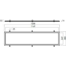 Arelux Álmennyezeti lámpa WDR30120NW MWH XWIDE