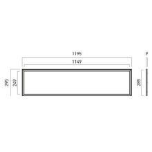 Arelux Álmennyezeti lámpa WDU30120NW MWH XWIDE