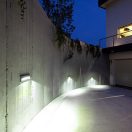 Kültéri falba süllyesztett lámpa